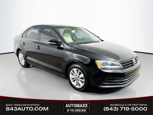 Black Uni 2015 Volkswagen Jetta Auto SE w/Connectivity