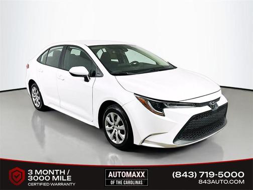 White 2022 Toyota Corolla LE