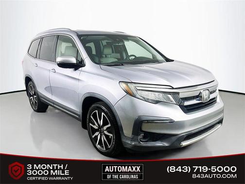 Lunar Silver Metallic 2019 Honda Pilot Touring 8-Passenger