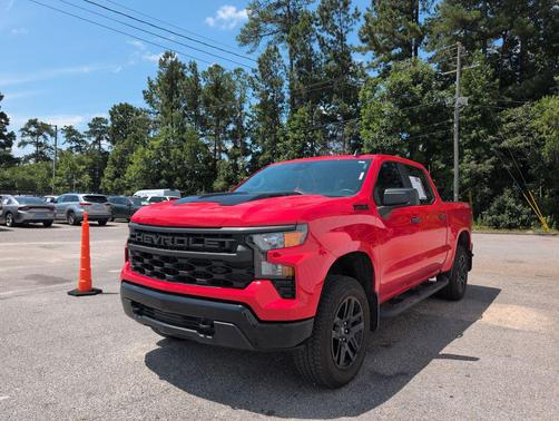 Red Hot 2026 Chevrolet Silverado 1500 Custom Trail Boss