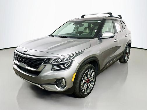 Steel Gray 2021 Kia Seltos SX Turbo