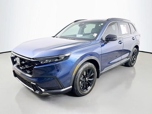 Blue 2025 Honda CR-V Hybrid Sport AWD