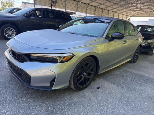 Solar Silver Metallic 2026 Honda Civic Sport