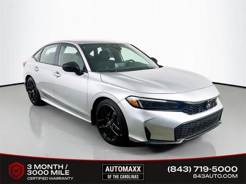 Solar Silver Metallic 2026 Honda Civic Sport