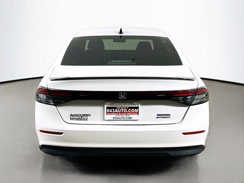 Platinum White Pearl 2024 Honda Accord Hybrid Sport