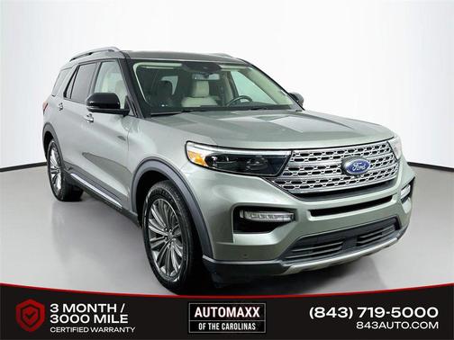 Silver Spruce Metallic 2020 Ford Explorer Limited