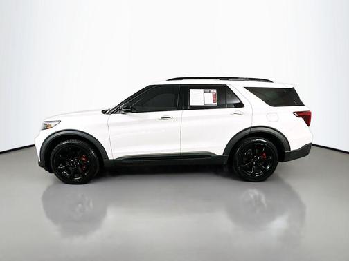 Star White Metallic Tri-Coat 2020 Ford Explorer ST