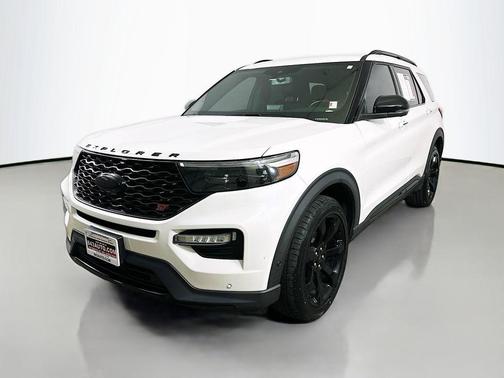 Star White Metallic Tri-Coat 2020 Ford Explorer ST