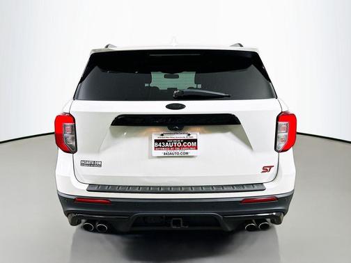 Star White Metallic Tri-Coat 2020 Ford Explorer ST