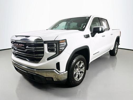 Summit White 2024 GMC Sierra 1500 SLT