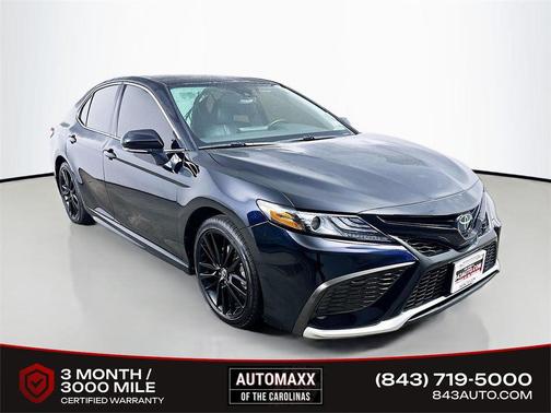 Midnight Black Metallic 2023 Toyota Camry XSE