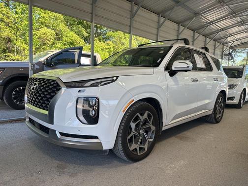 Hyper White 2021 Hyundai PALISADE Calligraphy