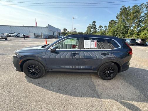 Dark Blue 2025 Honda CR-V Hybrid Sport FWD