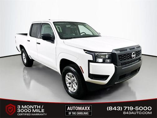 Glacier White 2025 Nissan Frontier S