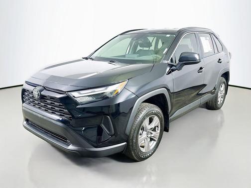 Midnight Black Metallic 2025 Toyota RAV4 Hybrid LE