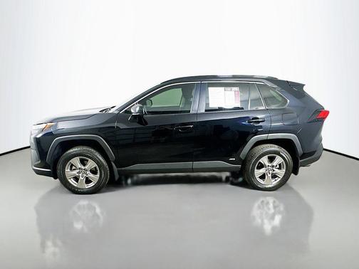 Midnight Black Metallic 2025 Toyota RAV4 Hybrid LE