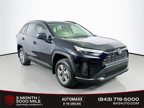 Midnight Black Metallic 2025 Toyota RAV4 Hybrid LE