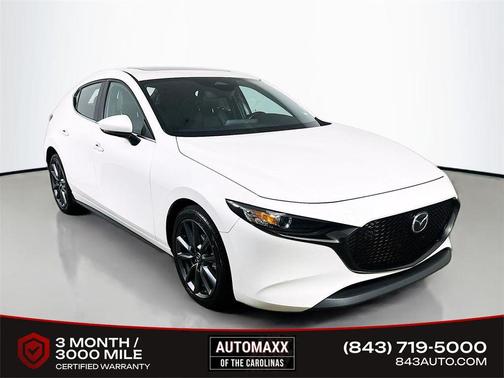 Snowflake White Pearl Mica 2024 Mazda Mazda3 FWD w/Preferred Package