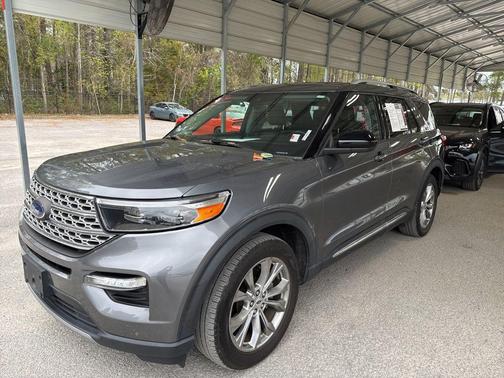 Gray Metallic 2022 Ford Explorer Limited