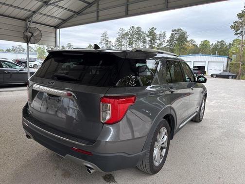 Gray Metallic 2022 Ford Explorer Limited