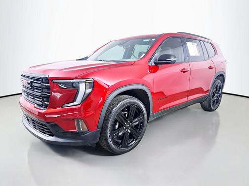 Volcanic Red Tintcoat 2024 GMC Acadia FWD Elevation
