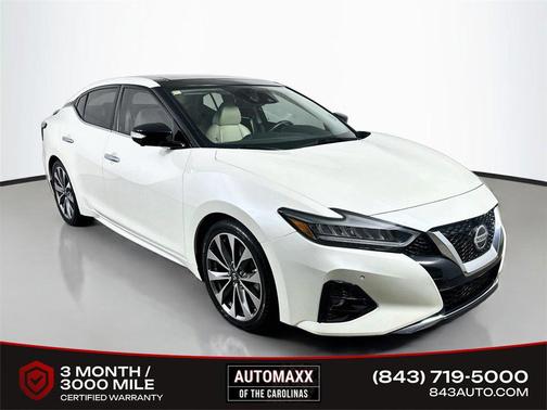 Pearl White Tricoat 2022 Nissan Maxima 3.5 Platinum
