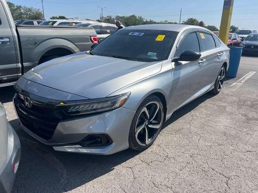 Lunar Silver Metallic 2021 Honda Accord Sport 1.5T