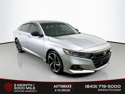 Lunar Silver Metallic 2021 Honda Accord Sport 1.5T