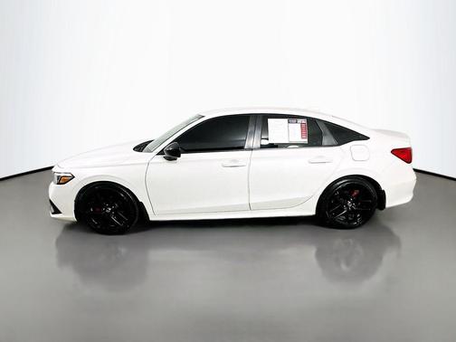 Platinum White Pearl 2024 Honda Civic Sport
