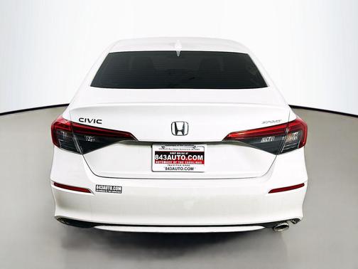 Platinum White Pearl 2024 Honda Civic Sport