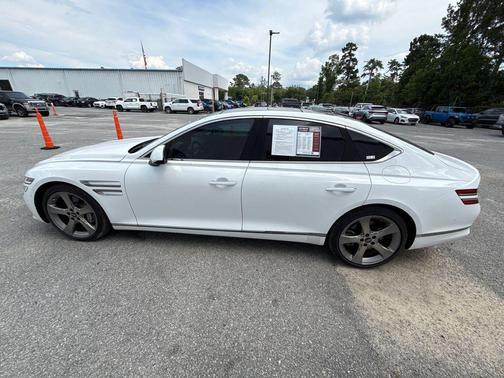Alta White 2021 Genesis G80 3.5T RWD
