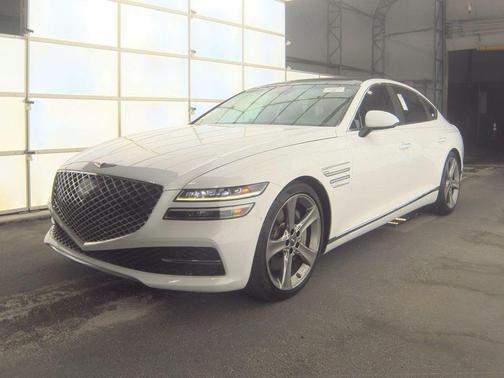 Alta White 2021 Genesis G80 3.5T RWD