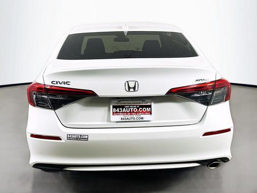 Platinum White Pearl 2024 Honda Civic Sport