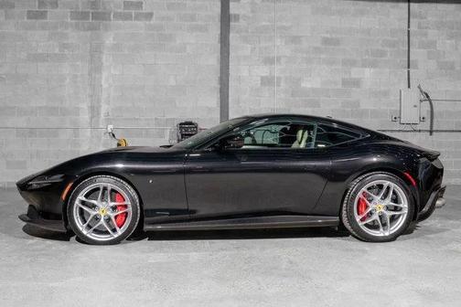 Nero Daytona Metallic 2021 Ferrari Roma Coupe