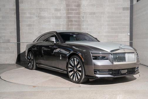 Gunmetal 2024 Rolls-Royce Spectre $563k MSRP.
