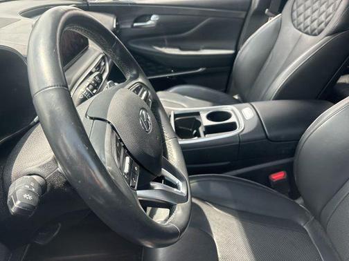Quartz White 2021 Hyundai SANTA FE HEV Limited