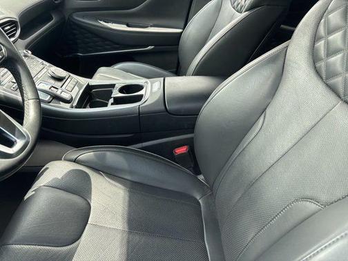 Quartz White 2021 Hyundai SANTA FE HEV Limited