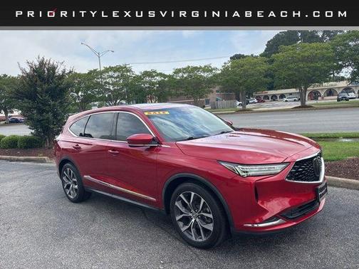 Performance Red Pearl 2022 Acura MDX Technology