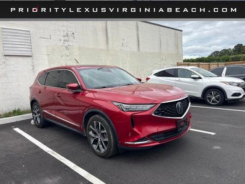 Performance Red Pearl 2022 Acura MDX Technology