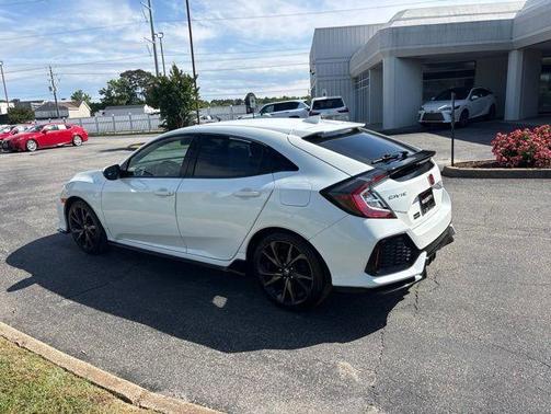 White 2018 Honda Civic Sport