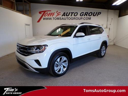 Pure White 2023 Volkswagen Atlas 3.6L SE w/Technology