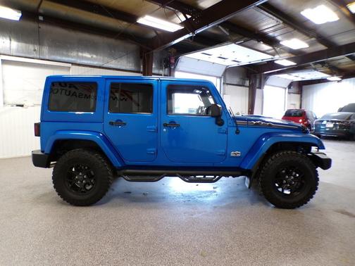 Hydro Blue Pearl 2014 Jeep Wrangler Unlimited Polar Edition