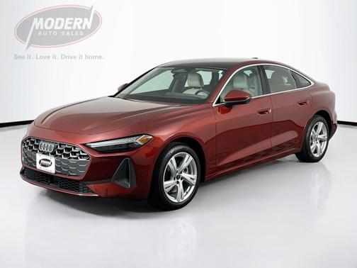 Red Metallic 2025 Audi A5 Premium Plus TFSI quattro S tronic