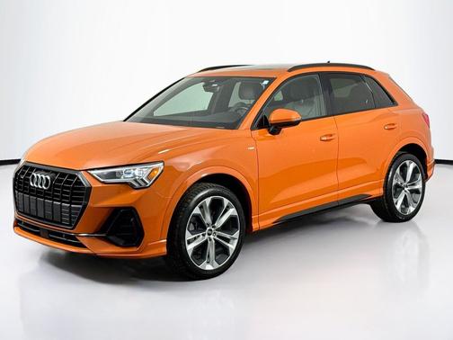 Pulse Orange 2021 Audi Q3 45 S line Premium Plus