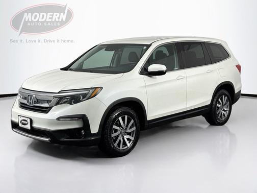 White Diamond Pearl 2019 Honda Pilot EX