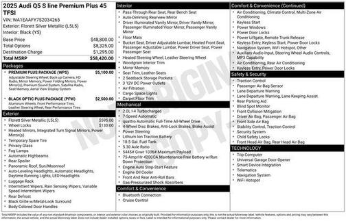 2025 Audi Q5 45 S line Premium Plus