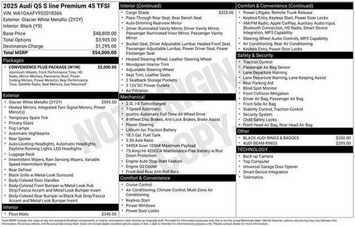 2025 Audi Q5 45 S line Premium