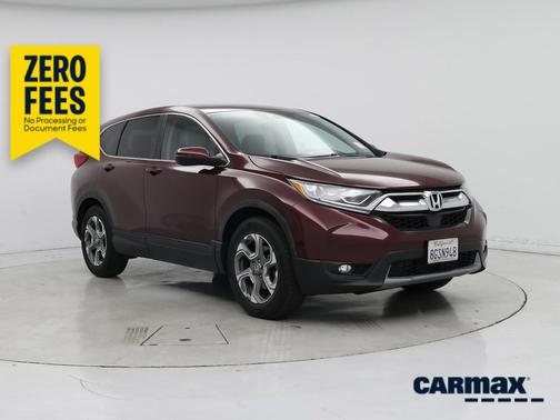 Burgundy 2018 Honda CR-V EX