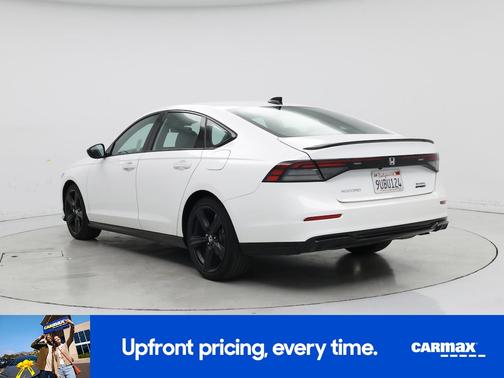 White 2025 Honda Accord Hybrid Sport-L