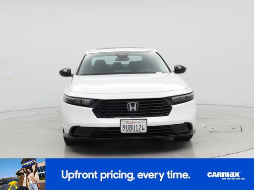 White 2025 Honda Accord Hybrid Sport-L